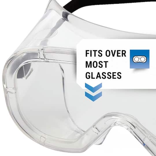 Non-Vented Anti-Fog & Anti-Splash Safety Goggles